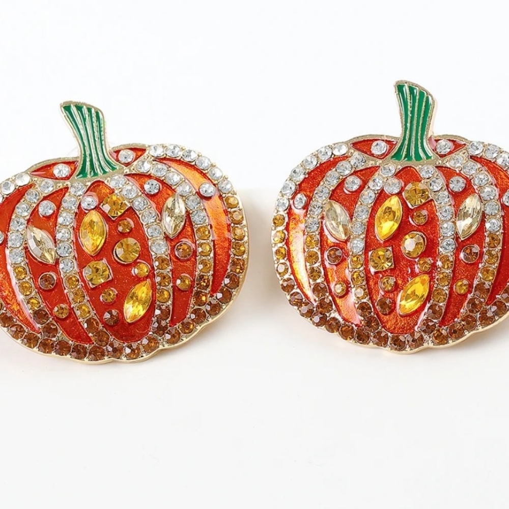 Fall Pumpkin Earrings